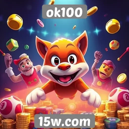 Diversidade de jogos disponíveis na plataforma ok100