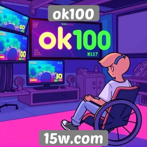 Acessibilidade em jogos no site ok100